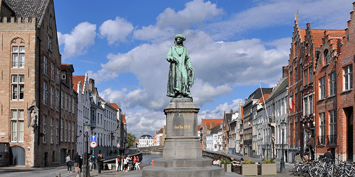 Jan Van Eyck Statue, Bruges
